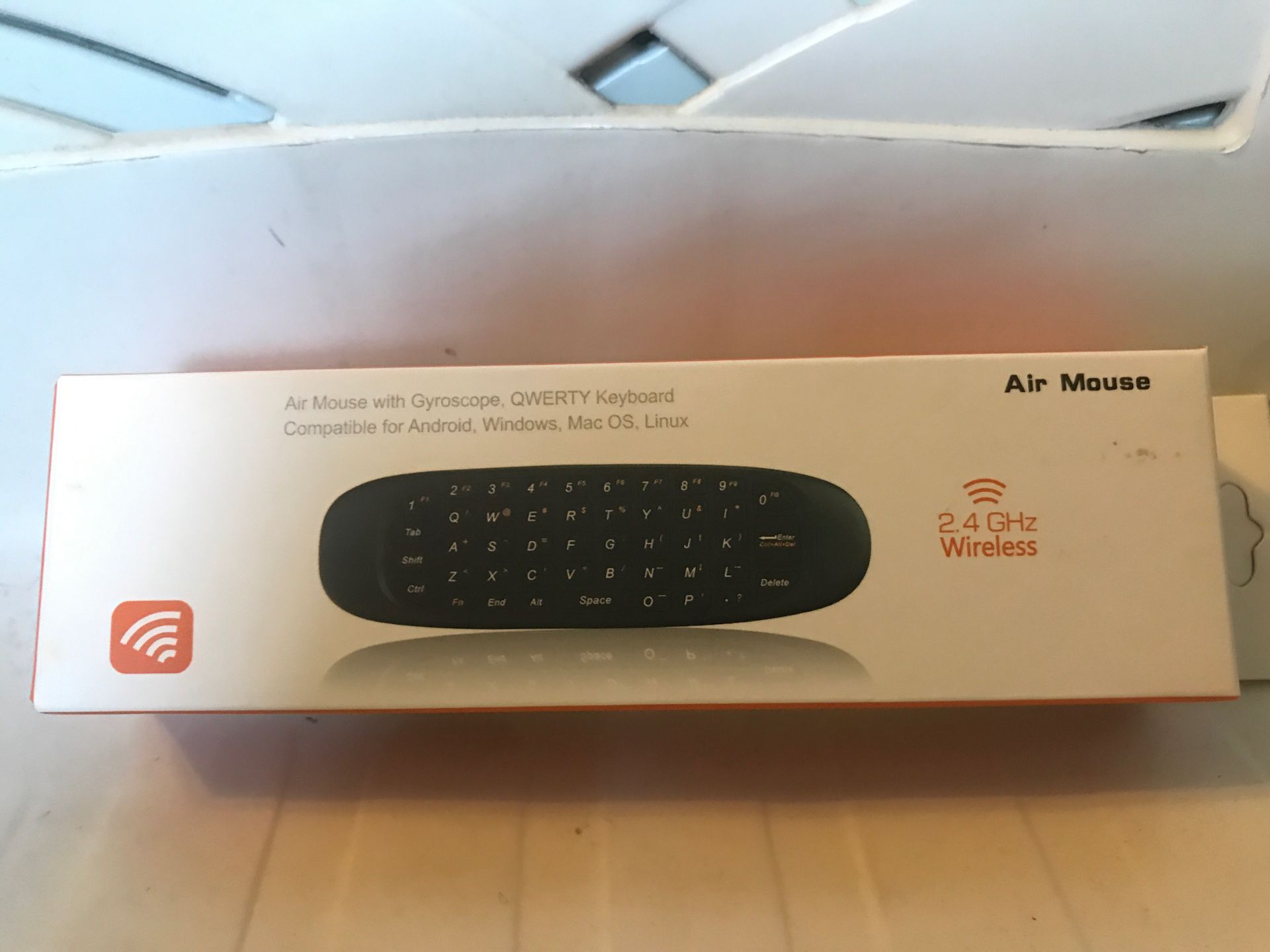 2.4 GHz air mouse rechargeable wireless keyboard remote control