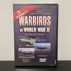 Warbirds Of World War II DVD Air War Over Europe WW2 Documentary History 2000