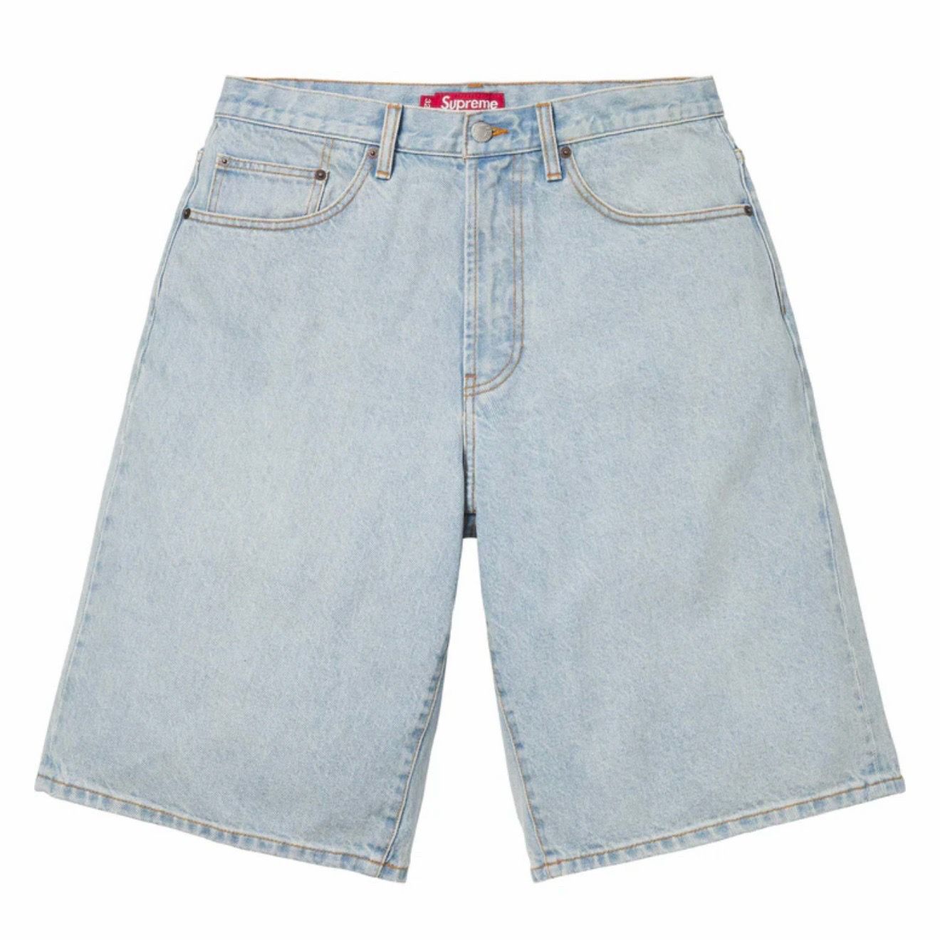 Supreme Baggy Denim Shorts (38) Indigo Washed BRAND NEW SS26