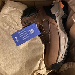 Brand New Brown Work Boots Size 8