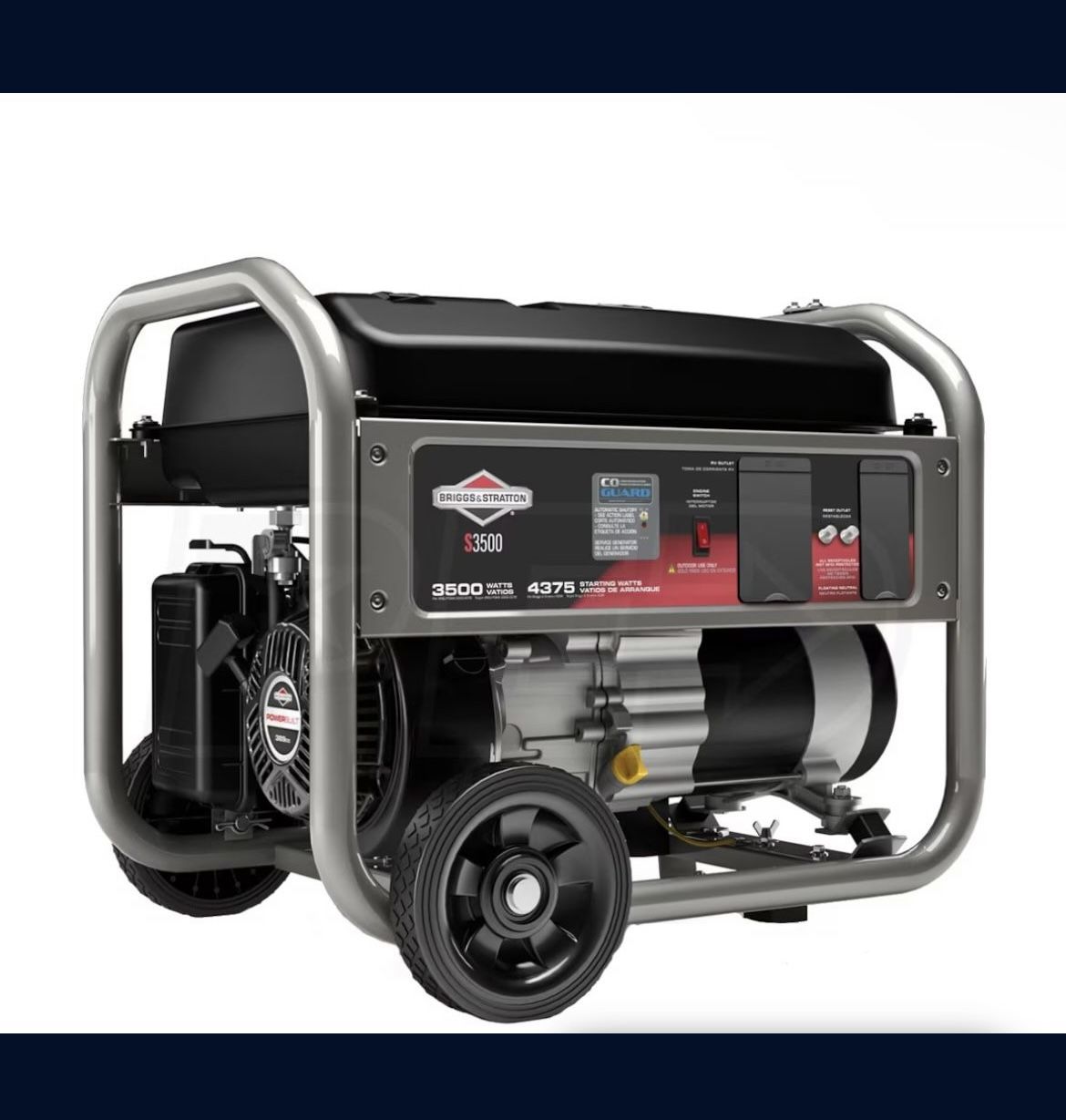 BRIGGS AND STRATTON 3500 WATT PORTABLE GENERATOR 