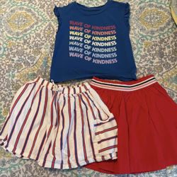 Girls skirt & Top Set Lot - size Small 5-6 - kids clothes - Simi Valley 