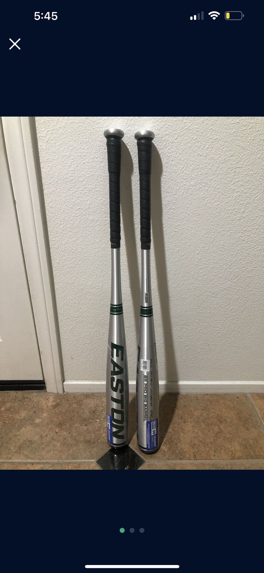 Brand new Baseball bats