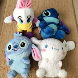 4 Cute Plushies New. Fontana Pickup.