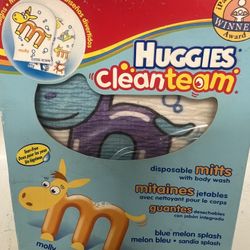 Huggies Cleanteam Disposable Mitts