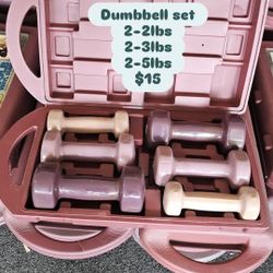 Dumbbell Set Of 3 Pairs