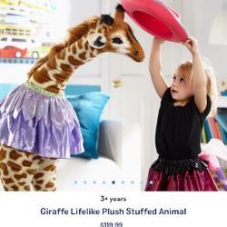 Giraffe Stuffed Animal Over 4ft Tall