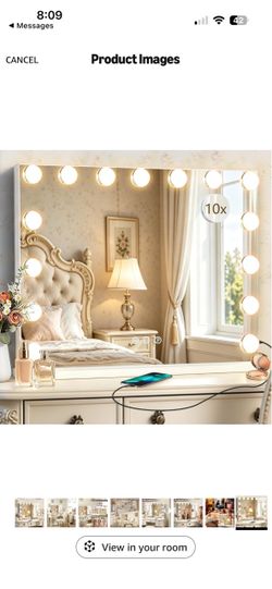 Mirror with lights
