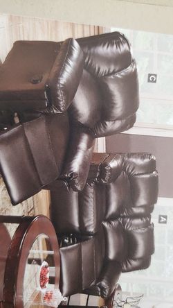 Loveseat and recliner