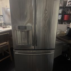Stainless Steel GE Profile Refrigerator