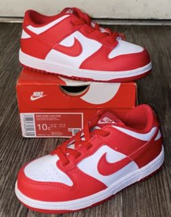 Dunks (University Red) Size 10c 