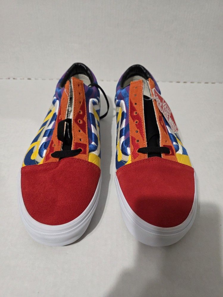 MENS MULTI COLOR VANS SHOES