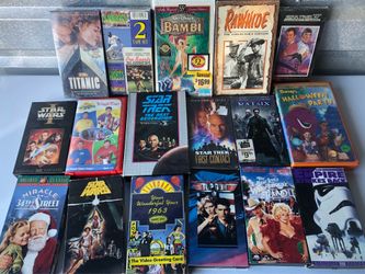 VHS Tapes Some brand new $25