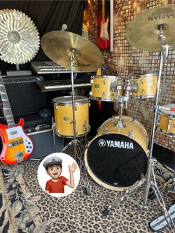 🔥 Yamaha BIRCH Drum Set Complete Drums!