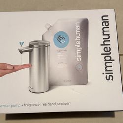 (4 Item Left) NEW Sealed simplehuman ST1070 Touch-Free Sensor Soap Dispenser