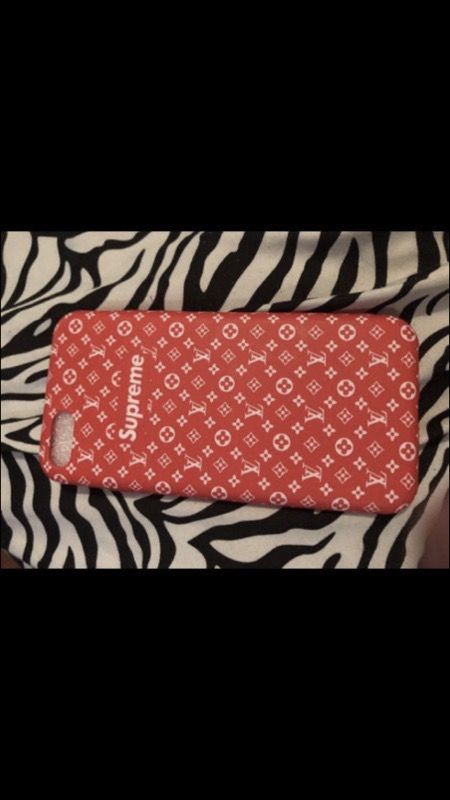 Supreme/lv case for iPhone 7 and 8 not for the pluse