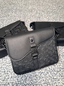 Coach Signature Crossbody Bag Black