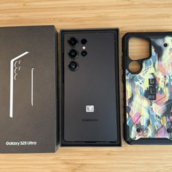 Galaxy S25 Ultra 512GB Jet Black New Unlocked All Carriers With Free Case 