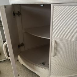 Corner Unit And Nightstand With Matching Mirror