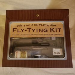 Fly Fishing Fly-Tying Kit With Book