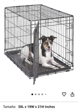  Dog Cage With Plastic Tray