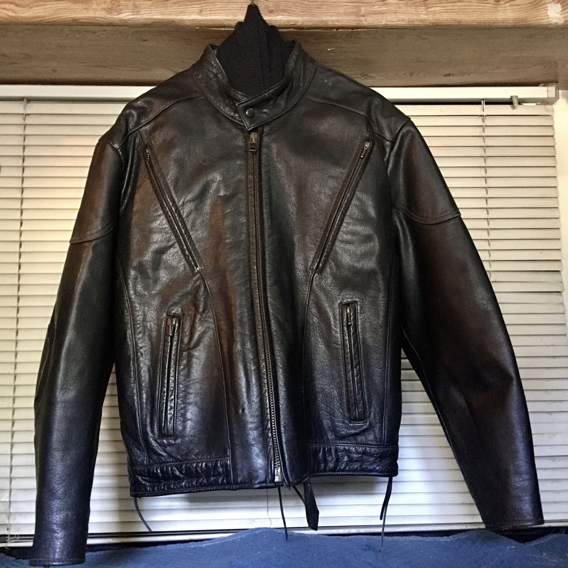 Last Chance! - Excellent Like New Condition! Nice Leather Motorcycle Jackets - Size 40 & 44