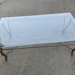 Glass Sofa Table 
