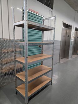 Heavy duty boltless shelves stockroom closet organizer