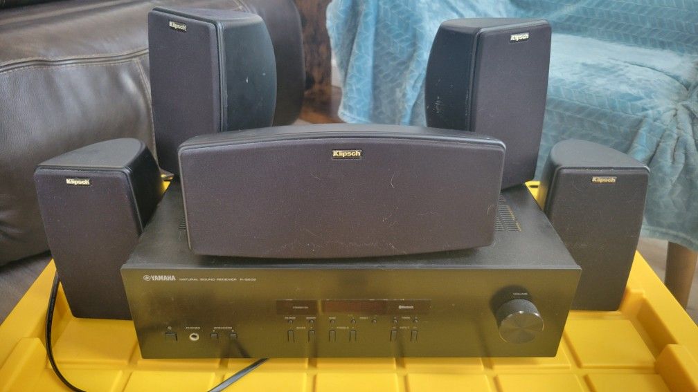 Klipsch Speakers, Subwoofer, Yamaha Stereo