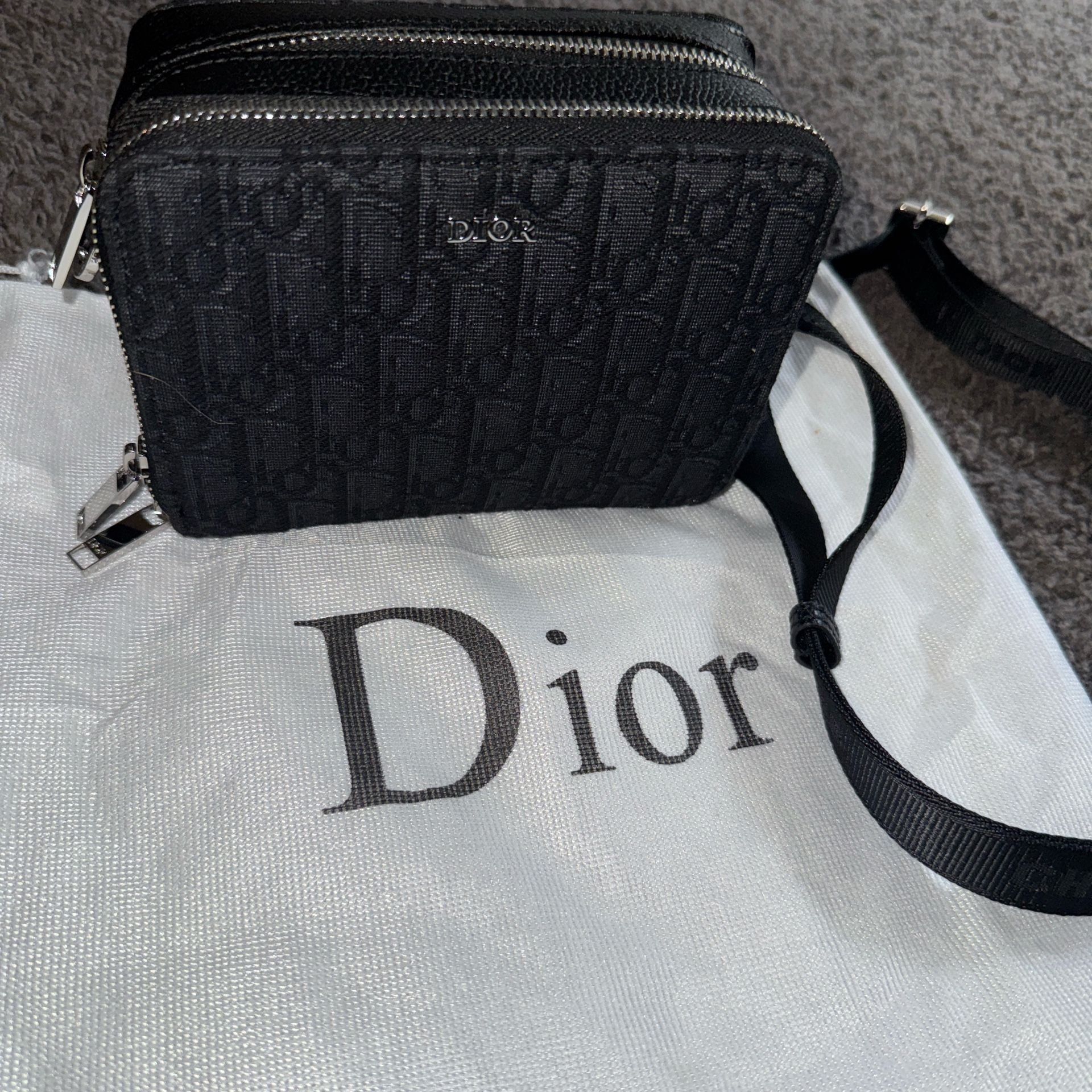 Christian Dior Crossbody Mini Bag (Black)