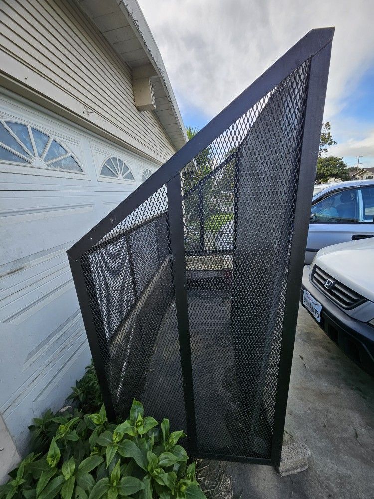 Metal Cage On Casters