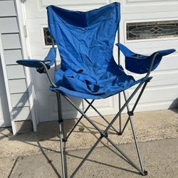 Directors chair, giant blue
