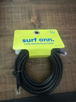 Surf onn. 14 ft Cat 6 Ethernet Cable – New