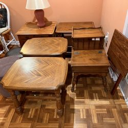Solid Wood  Side Table 