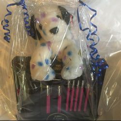 Puppy Plush Makeup Brushes GiftSet New