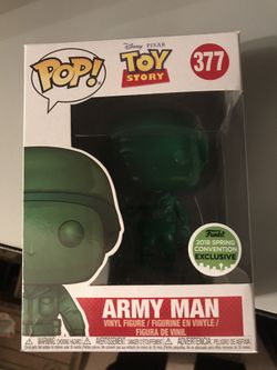 Funko pop Disney toy story green army man soldier exclusive
