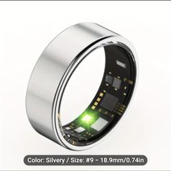 Smart Ring Health Tracker, Health Rings for Women & Men, Sports Couple Rings, Long Lasting Batteries Sleep Ring, IP68 Waterproof Fitness Tracker