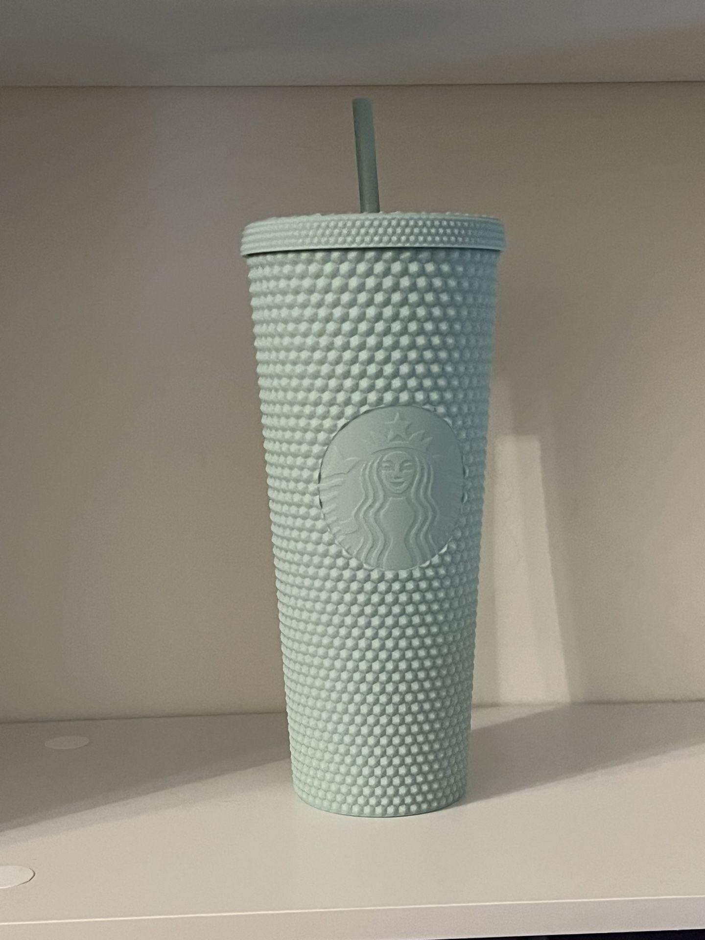 Teal Studded Matte Starbucks Cup