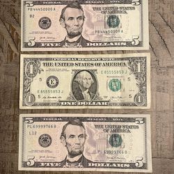 (3) U S Currency 