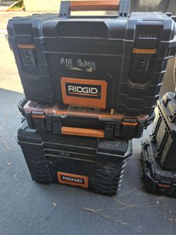 Ridgid tool stack bins