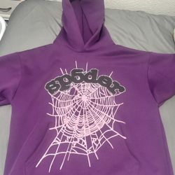 Purple Spider Hoodie Size Medium 