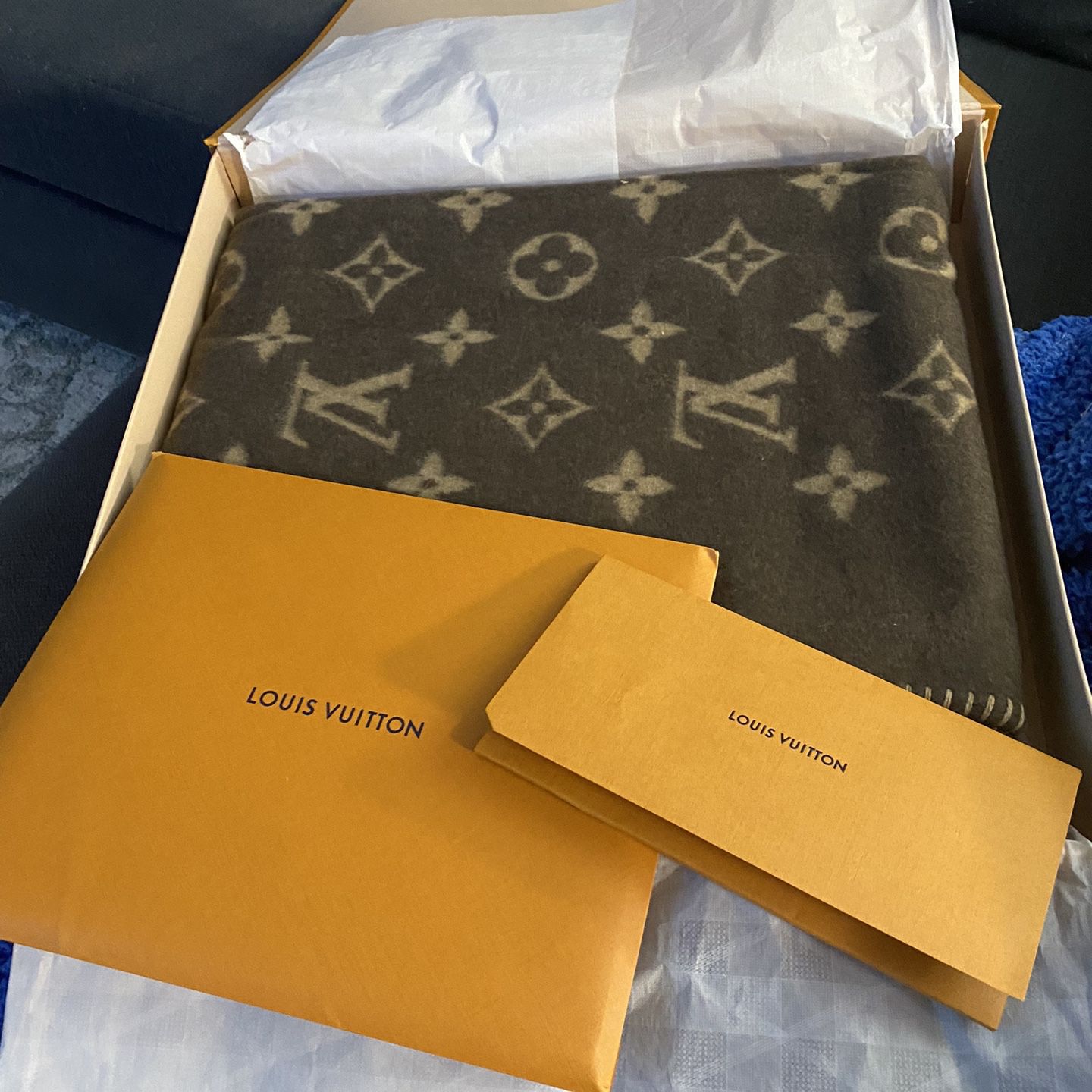 100% Authentic Louis Vuitton Blanket