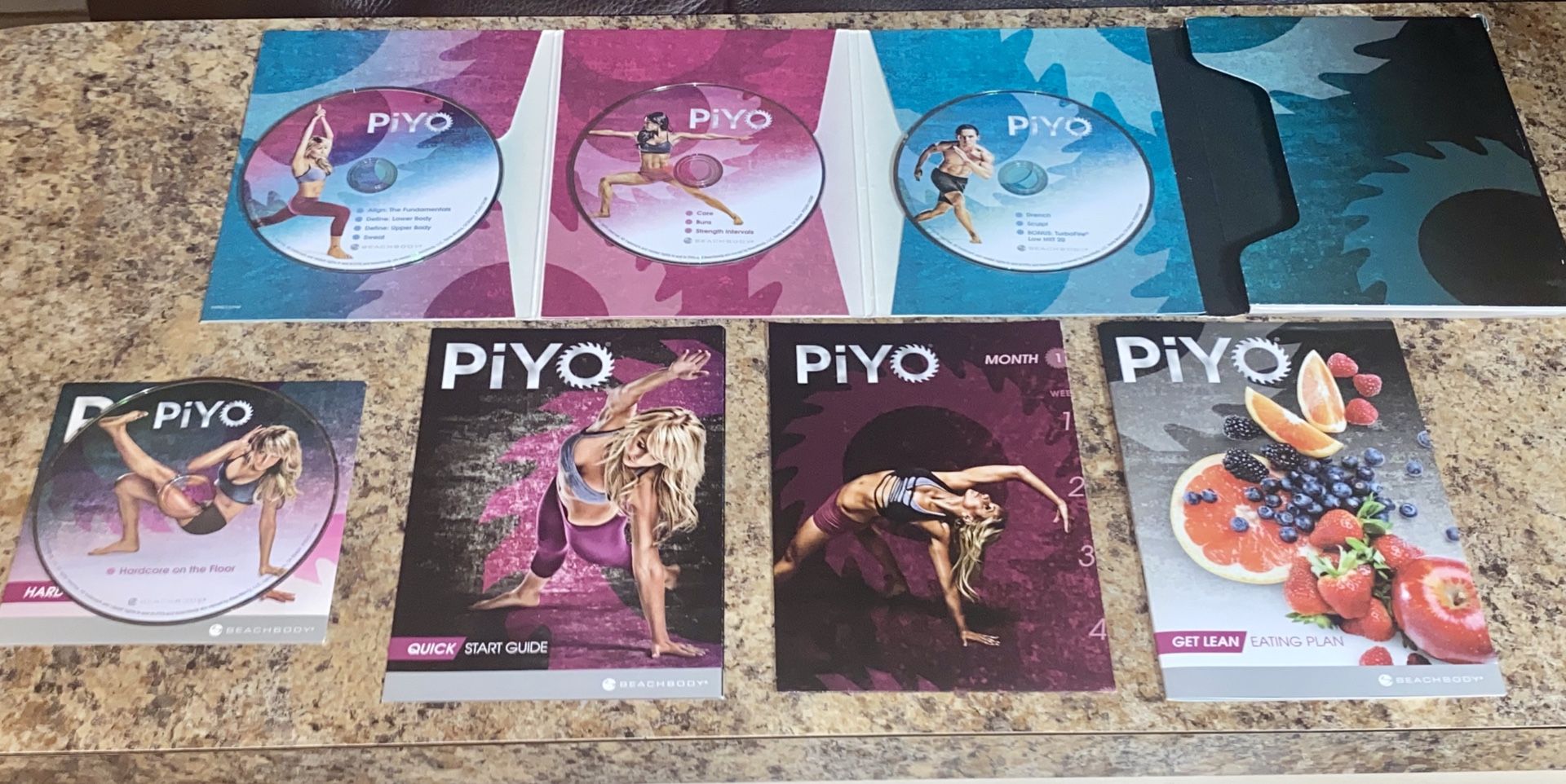 Piyo Fitness dvd set Beachbody