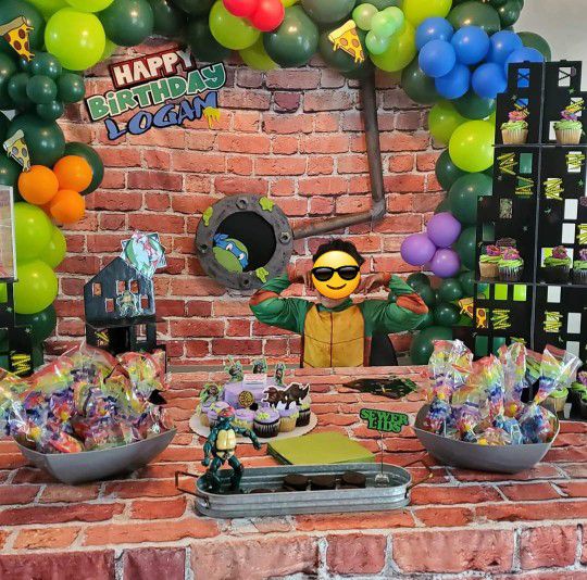 Ninja Turtle Birthday Party Decorations 