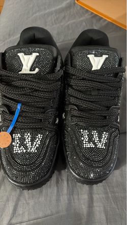 Louis Vuitton LV Trainer Crystal Sneakers