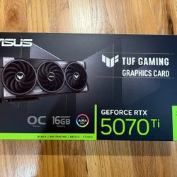ASUS - TUF Gaming NVIDIA GeForce RTX 5070 Ti OC Edition 16GB. 