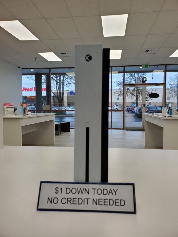 Microsoft Xbox One S Gaming Console Pay $1 DOWN AVAILABLE - NO CREDIT NEEDED