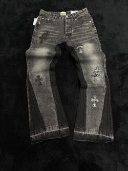 Gallery Dept. Cross Patch Flared Jeans