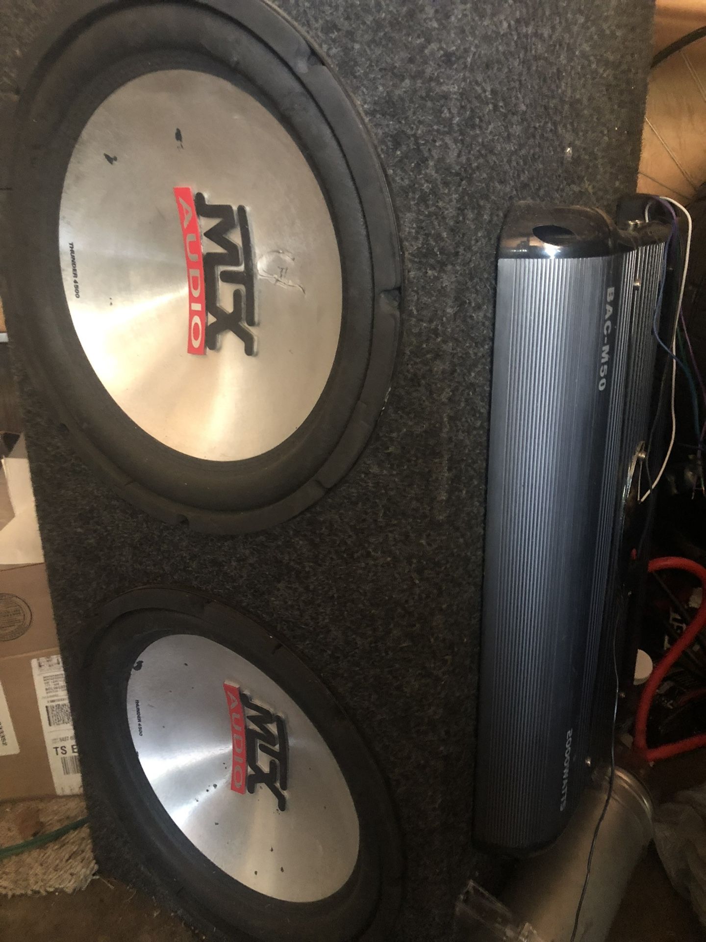 Subwoofer And Amplifier 2000 Watts
