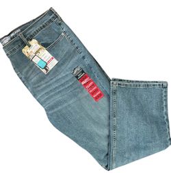Levi Strauss Signature Gold Relaxed Fit Jeans Men’s 42x30 Light Wash NWT